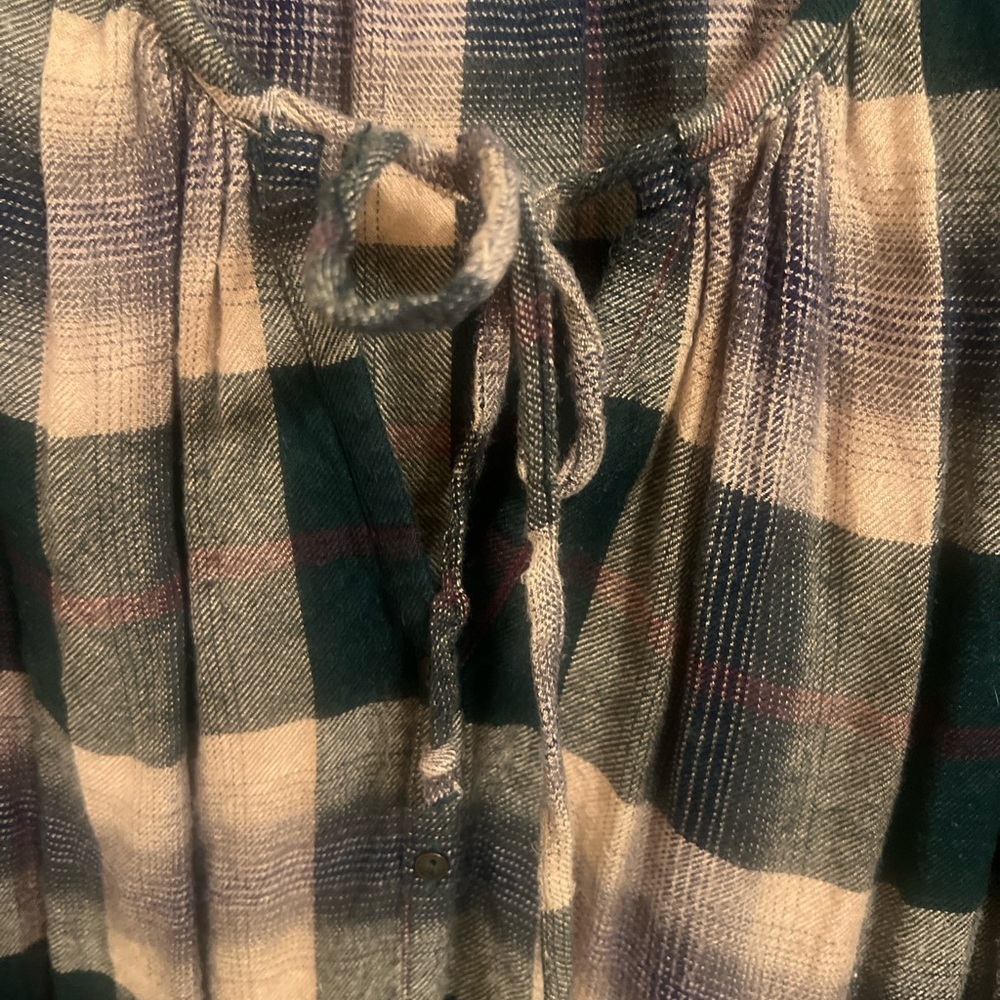 Final price Bob Timberlake Women’s Plaid Top - Picture 3 of 6